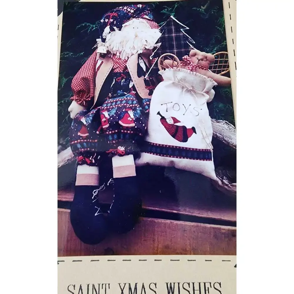 Thimble Stitchin Saint Xmas Wishes Pattern #144 - 24